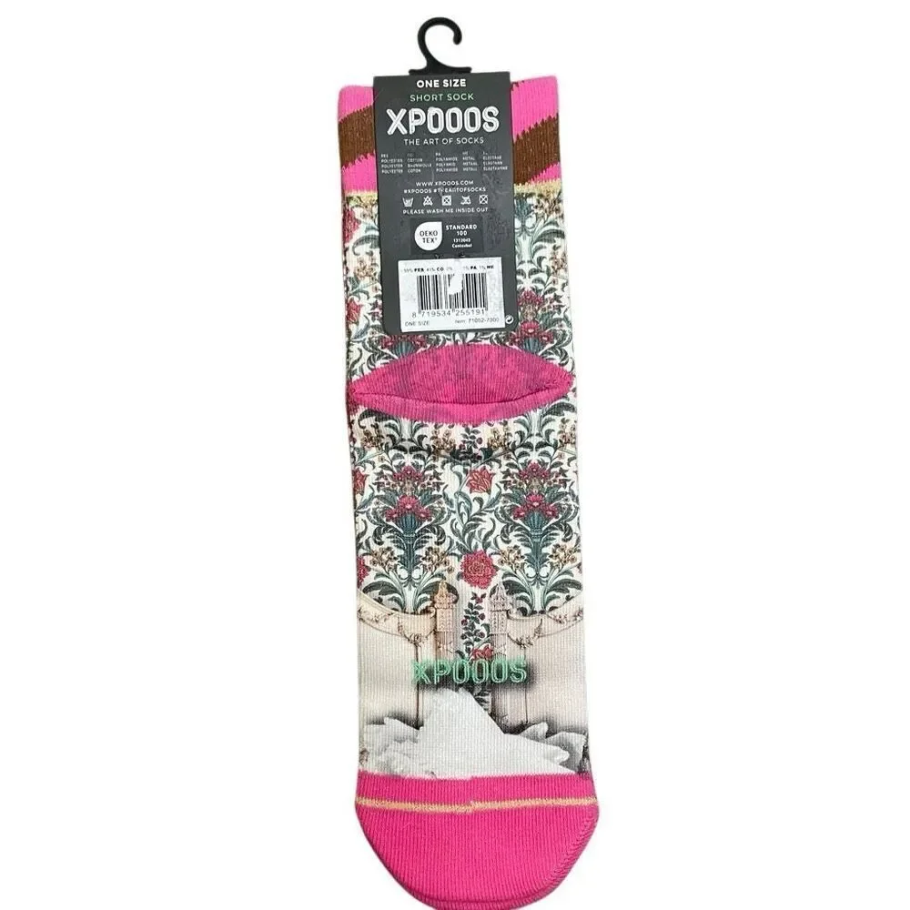 XPOOOS Short Sock OS Expressive Bougie Dogs